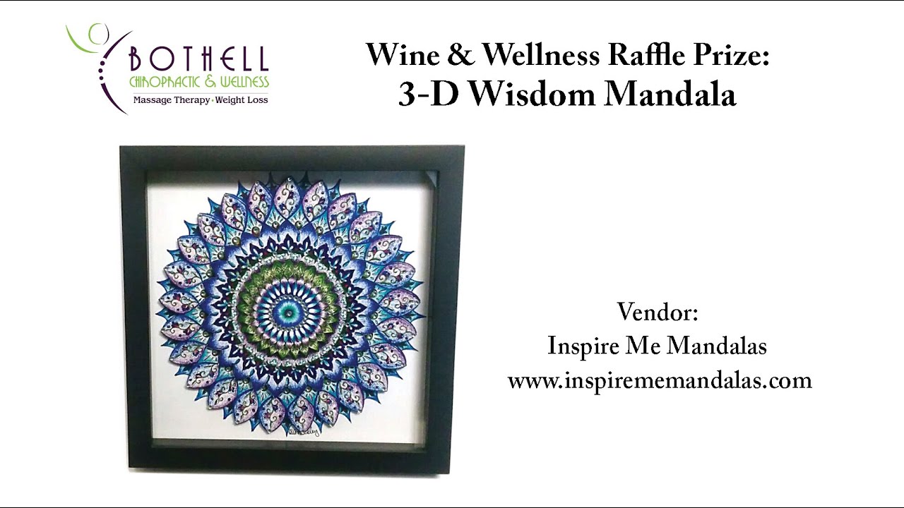 Wellness Raffle Design 2015 Wine & Wellness Raffle - Inspire Me Mandalas - YouTube