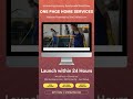 Homexy   Readymade WordPress One Page Home Services Website   Powered by SiteCrafted