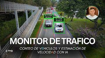 CONTEO DE VEHÍCULOS y ESTIMACIÓN DE VELOCIDAD EN TIEMPO REAL con Yolo y OpenCV | Tutorial Completo