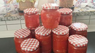 картинка: ...Помидоры дольками в собственном соку. Моя заготовка номер 1.Очень вкусно...