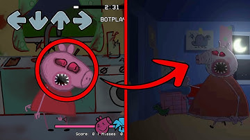 References in FNF VS PEPPA.EXE Part 5 | (Muddy Puddles Funkin)