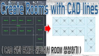 Automatically create rooms in Revit using CAD lines with Dynamo