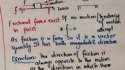 Dynamics 18- Friction- Class 9th physics chapter 03 dynamics-Asaanphysics pushto lecture