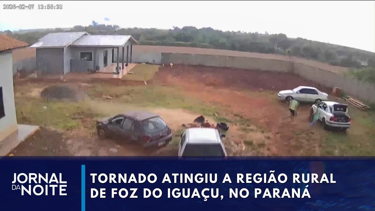 Simepar confirma tornado em Foz do Iguaçu com ventos acima de 100 km/h
