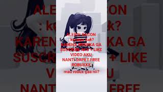 minggu aku live buat bagi bagi robux#roblox #funny #robloxedit #games