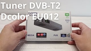 Tuner DVB-T2 Dcolor EU012 - recenzja tunera DVB-T2  do odbioru naziemnej telewizji cyfrowej