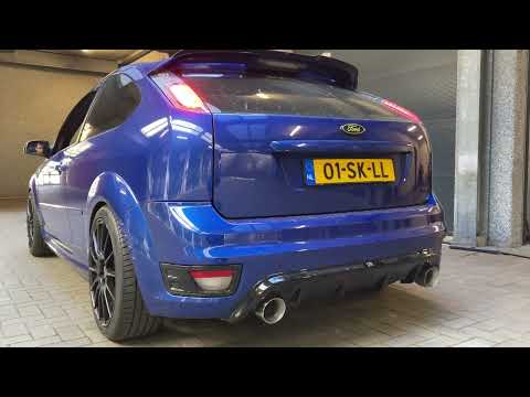 Ford focus rs 5cil een uitlaat op maat met nieuwe sierstukken