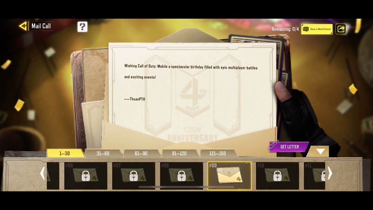 Codm Sent me a Letter in Arabic ( read pinned comment ) - YouTube