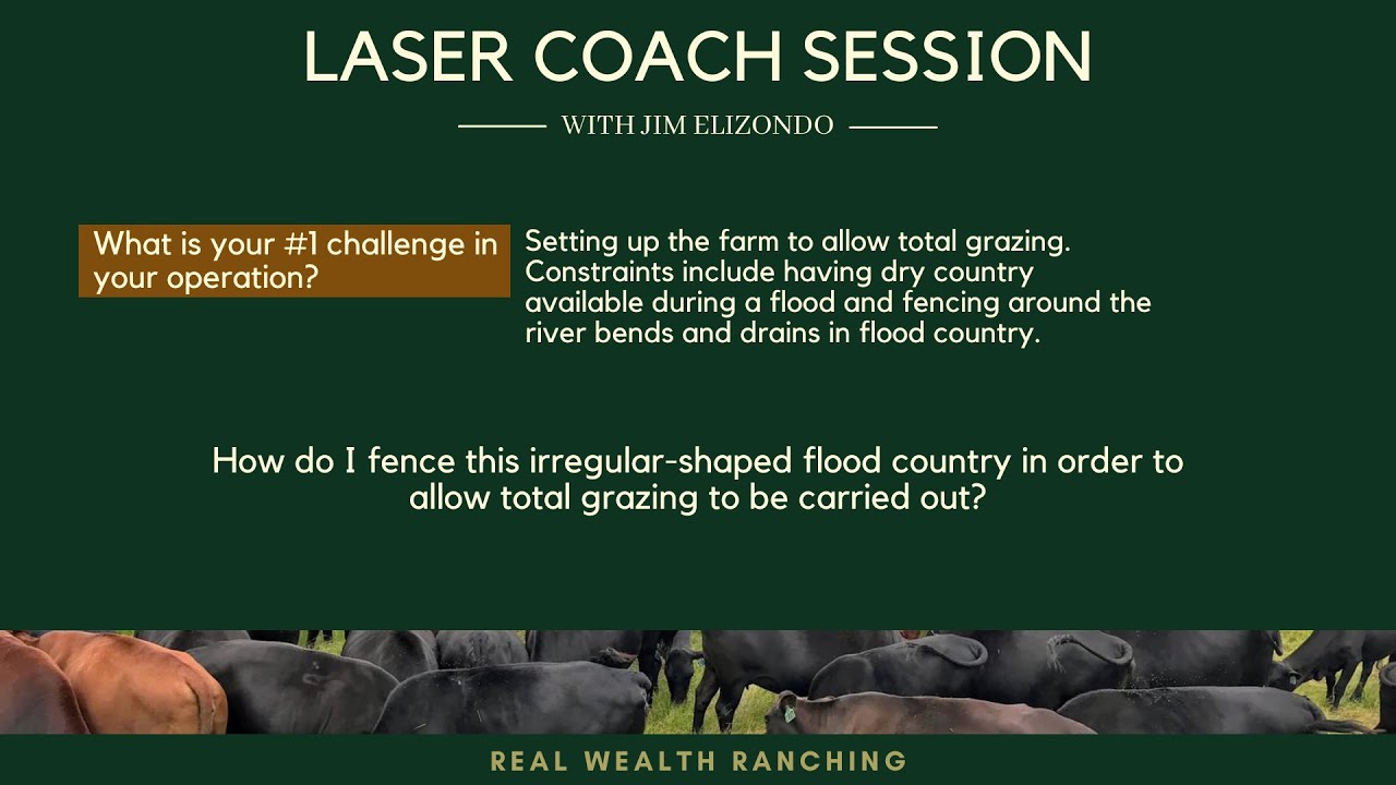 How do I fence this irregular-shaped flood country - Laser Coach Series with Jim Elizondo (6/7)
