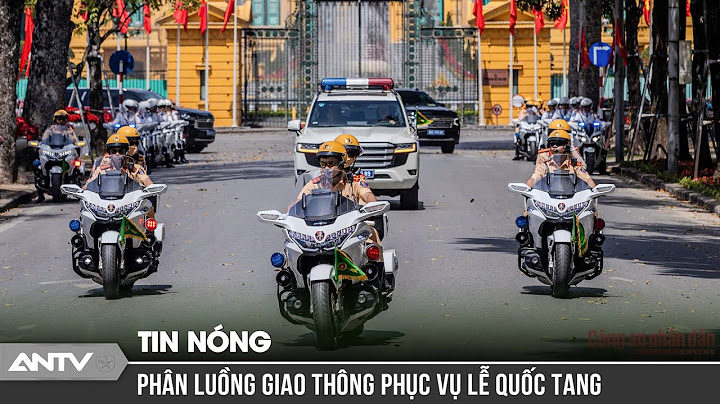 Phân luồng giao thông phục vụ Lễ Quốc tang nguyên Chủ tịch nước Trần Đức Lương | ANTV