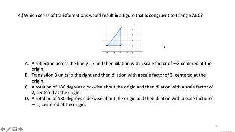 Geometry Topic 1 Exam Review - Part 2 of 2