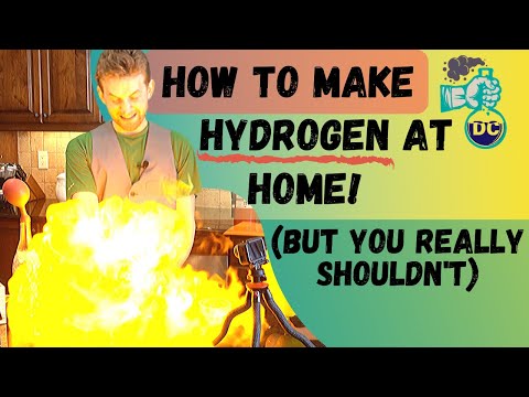 Hydrogen explosion at home! - how to make a hydrogen balloon