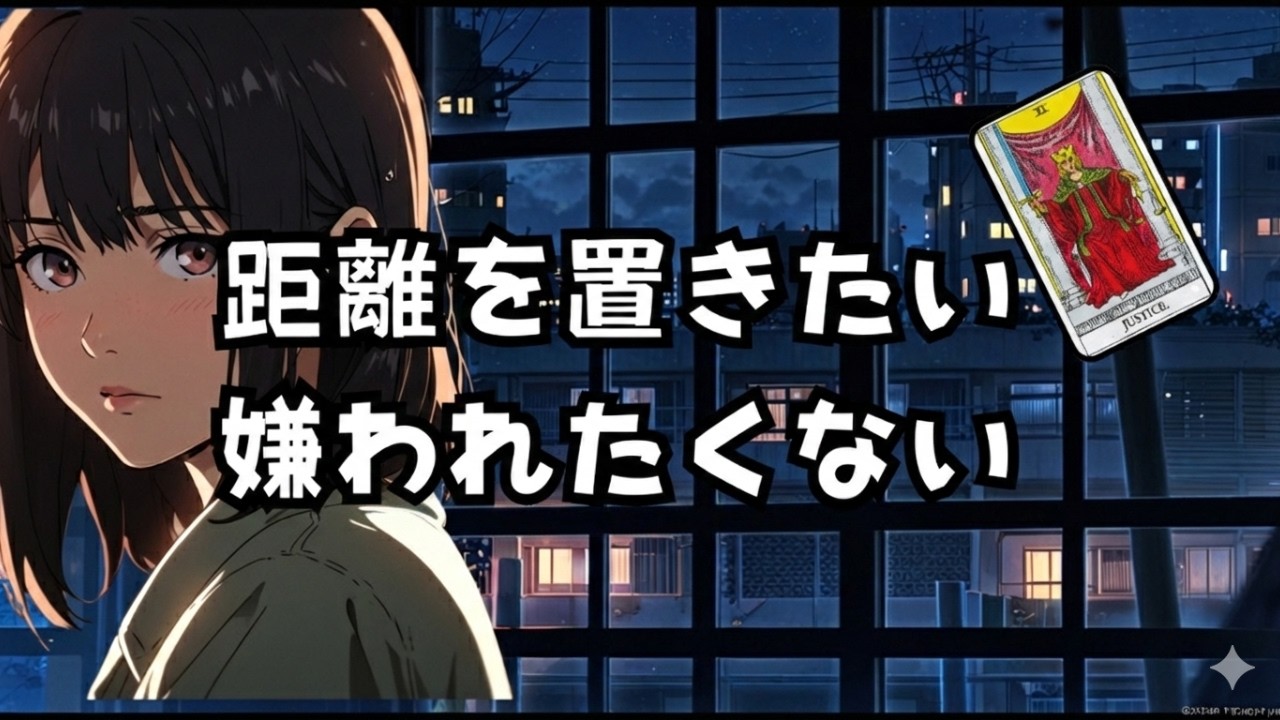 【タロット占い】30代になって、距離を取りたい相手がいるのに悪者になるのが怖い理由｜離れられない心の正体と、整えるヒント