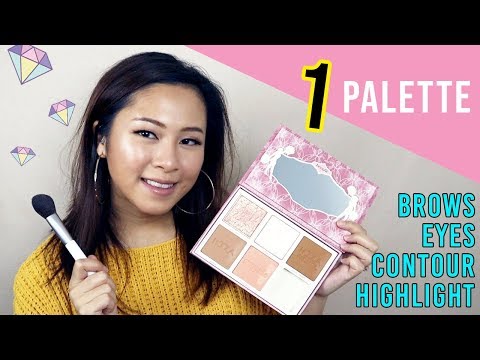 Using only Benefit Cheekleader palette for a full face