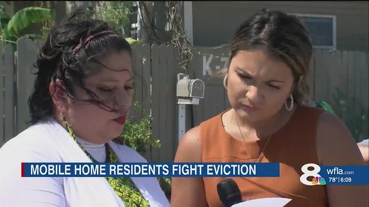 "I can't afford to move": Mobile home park residents fight eviction