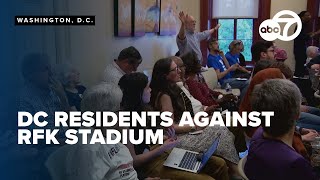 DC residents against RFK stadium proposal advocate for community-focused development