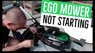 How to fix an EGO Mower that won't start