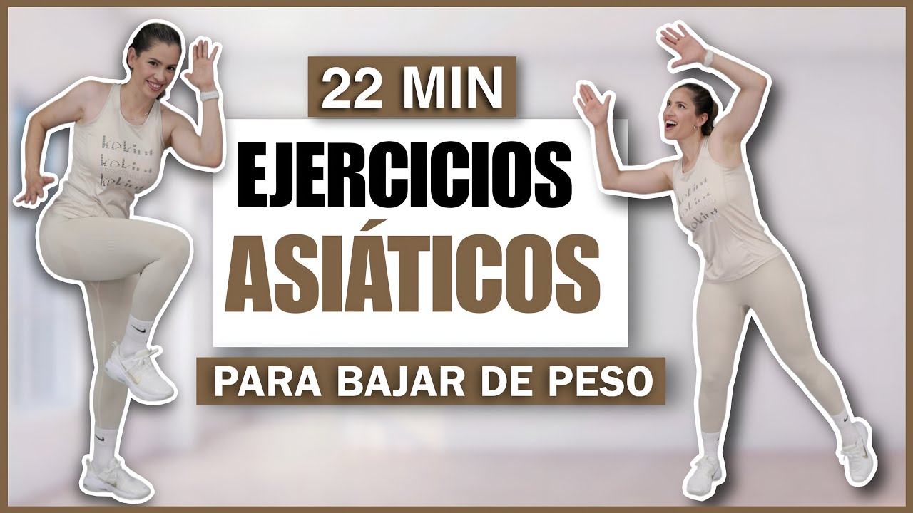 EJERCICIOS ASIÁTICOS QUE TE ADELGAZAN MUY RÁPIDO | QUEMA LA GRASA DE TODO EL CUERPO | NatyGlossGym