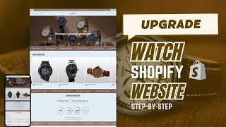 Shopify Watch Store tutorial 2026 | How to Add Announcement Bar with Countdown Timer without apps