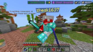 Destroying Noobs In Hive Skywars Mobile Insane Combos