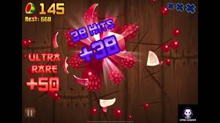 | fruit 🍎  Ninja 🥷 🍌 | How I cut fruits 🍎 with Ninja 🥷 technique without hitting 💣 | Game Digger | screenshot 3