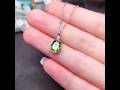 Natural Peridot Pendant for Office Womens VVS Grade Peridot Jewelry