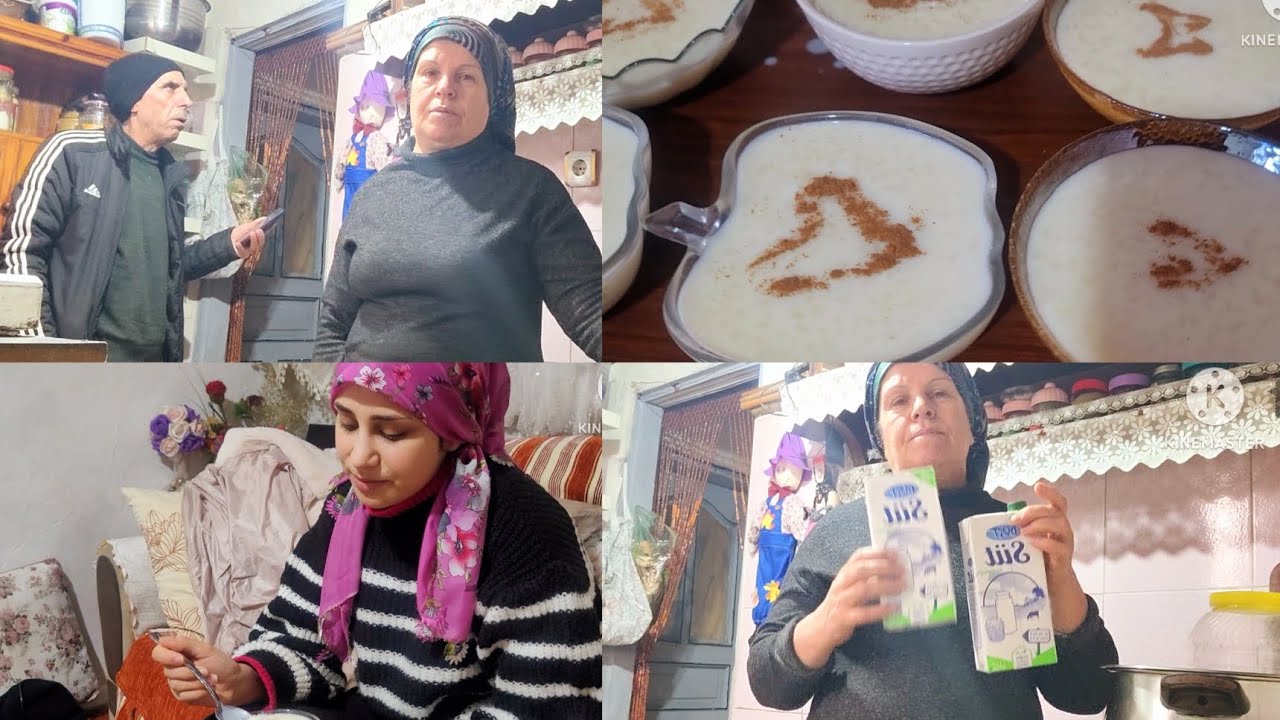 الرز بحليب السوري بأسهل طريقة وبدون إضافة نشا تحلاية وطبخة🍚🍧🥥😋