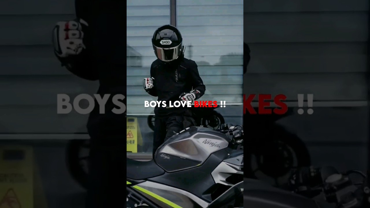 BOYS LOVE BIKES MORE THAN GIRLS 