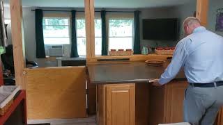 Kitchen Island/Trap Door Basement Demonstration