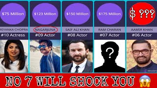 50 Richest Actors in India | Top Most Earnings Actors #amazingfacts #actress #bollywood #richest
