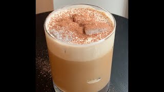 Tiramisu Latte at Home ~ Home Cafe Videos | Easy Iced Latte using Nescafe