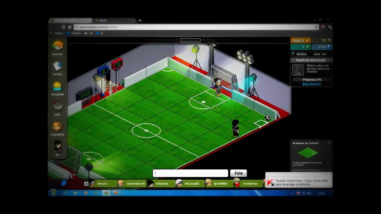 # lKuat. e Blerghs Dupla Top # Habbo Fut # Gk's #