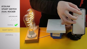 How to pair Ecolink Z-Wave Plus Smart Switch Dual Toggle DDLS2-ZWAVE5 with Ezlo