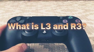 How to use L3 and R3 on ps4 controller