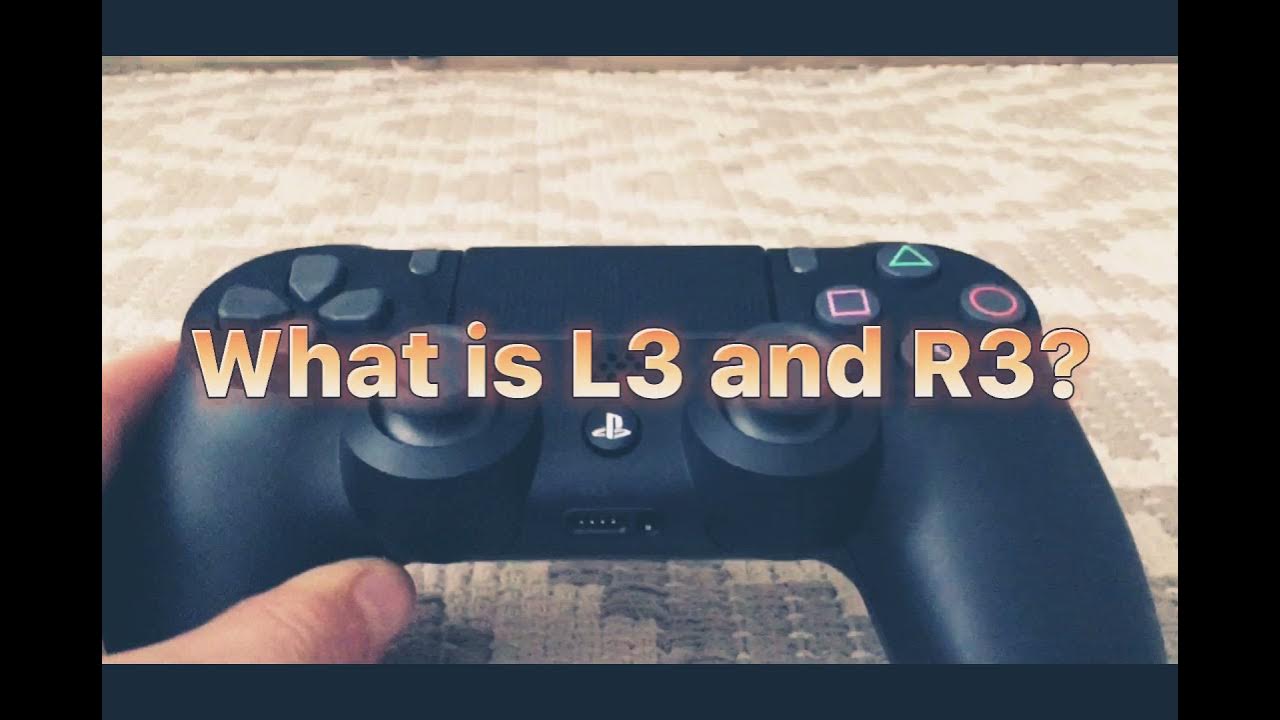 Schurend Disciplinair Gebruikelijk How to use L3 and R3 on ps4 controller - YouTube