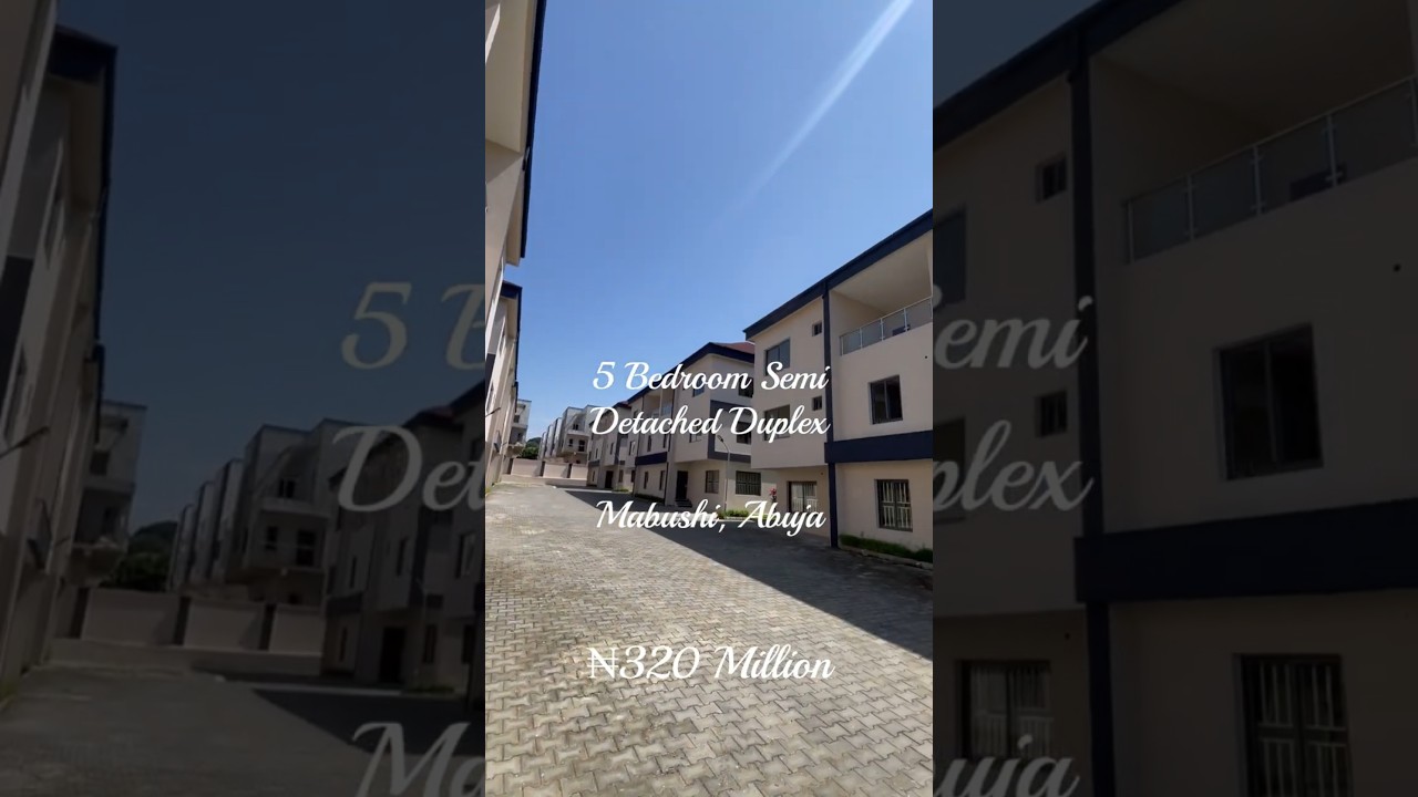 5-Bedroom Semi-Detached Duplex for Sale in Mabushi, Abuja | Luxury Meets Comfort