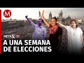Cierre de campañas electorales: A una semana de conocer al próximo Presidente de México