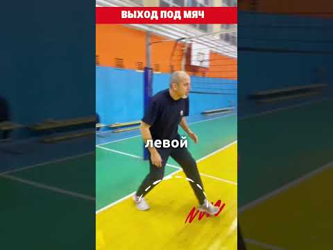 Нападающий удар. Выход под мяч. #евгенийандреев #волейбол #нападающийудар #выходподмяч