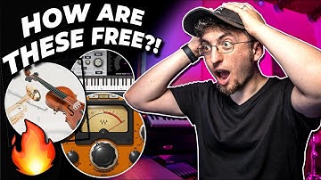 I made the CRAZIEST BEAT from scratch using ONLY FREE SOFTWARE!! (best free plugins in 2022)