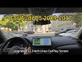 Audi Q5 Multimedia CarPlay Android Auto Upgrade Car Radio Retain Original Stereo System Roadtop 12.3