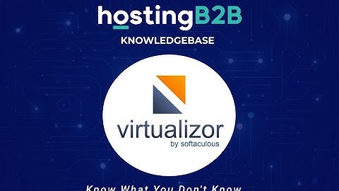 How to Change the VNC Password in Virtualizor   HOSTING B2B