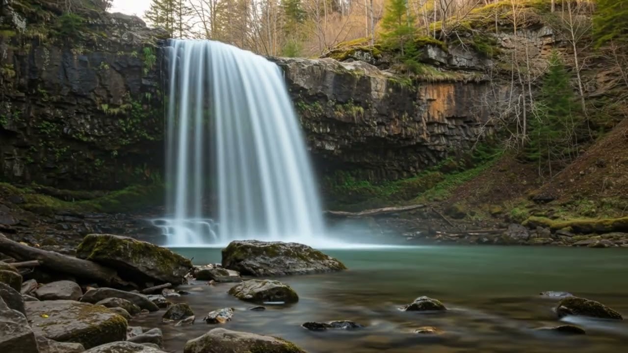 Relaxing Waterfall Sounds for Sleep