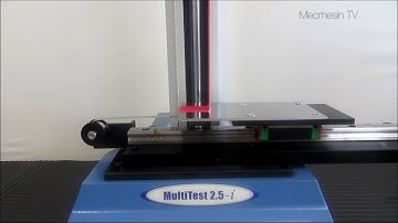 90° peel testing with Mecmesin