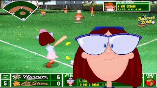 An Inside The Park Home Run For Lisa? Backyard Baseball Highlights