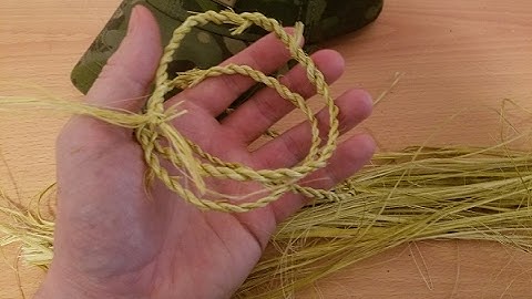 Processing Narrow Leaf Yucca for Rope