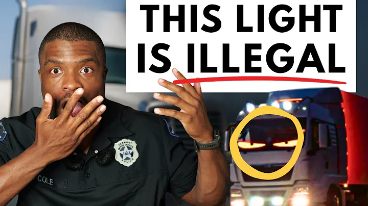 DOT Stopped Trucker for GREEN "Eye" Lights (Most Drivers Don't Know This Rule)