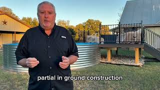15 Ft Stock Tank Pool Review | Semi In-Ground Pool With Deck | StainlessSwim Testimonial 🌊