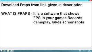 How to see FPS in games