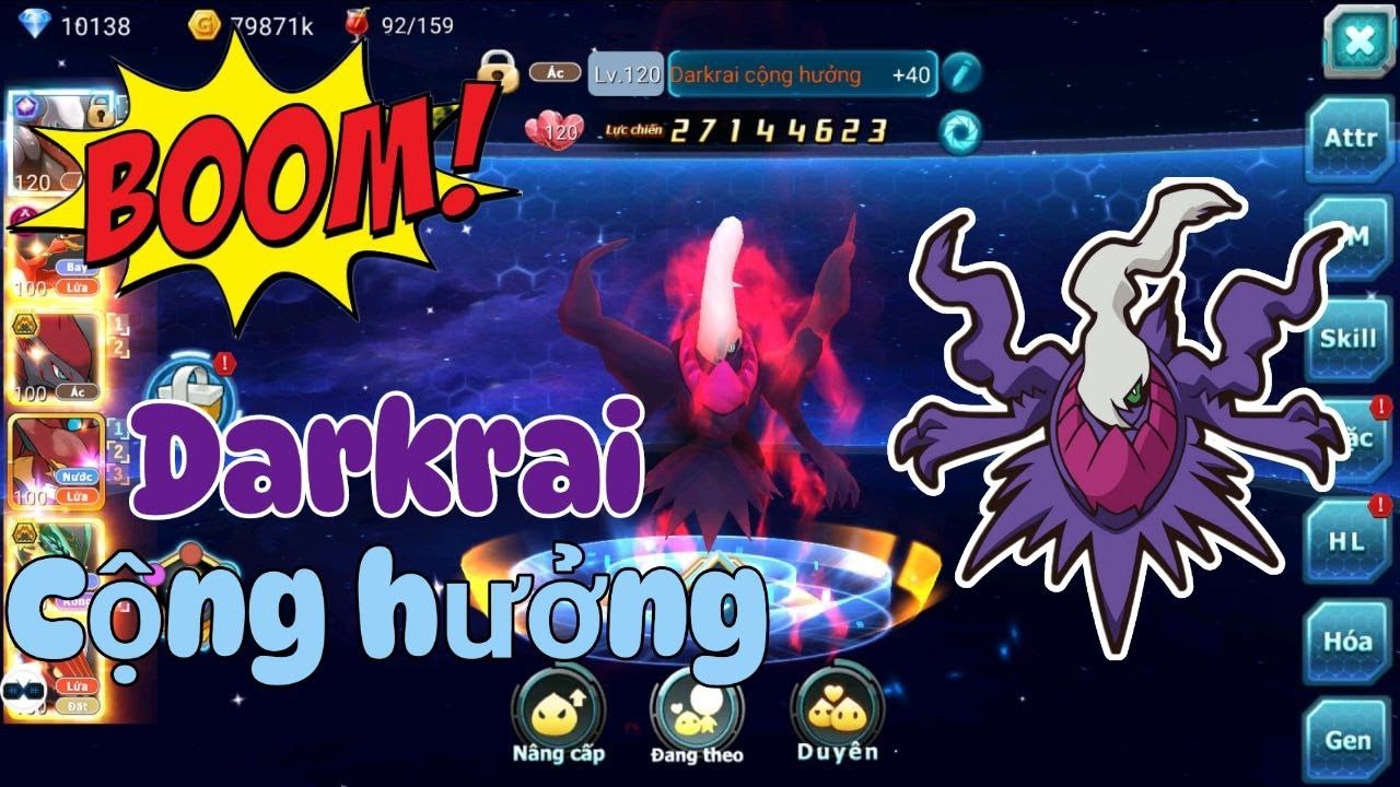 Poke Đại Chiến | Review Darkrai cộng hưởng ! Ngủ chỉ là phụ - dam to là chính !!!! s1055
