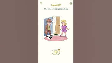 DOP 2 LEVEL 37 : THE WIFE IS HIDING SOMETHING (Delete One Part) ⚡ #DOP2 #SHORTS